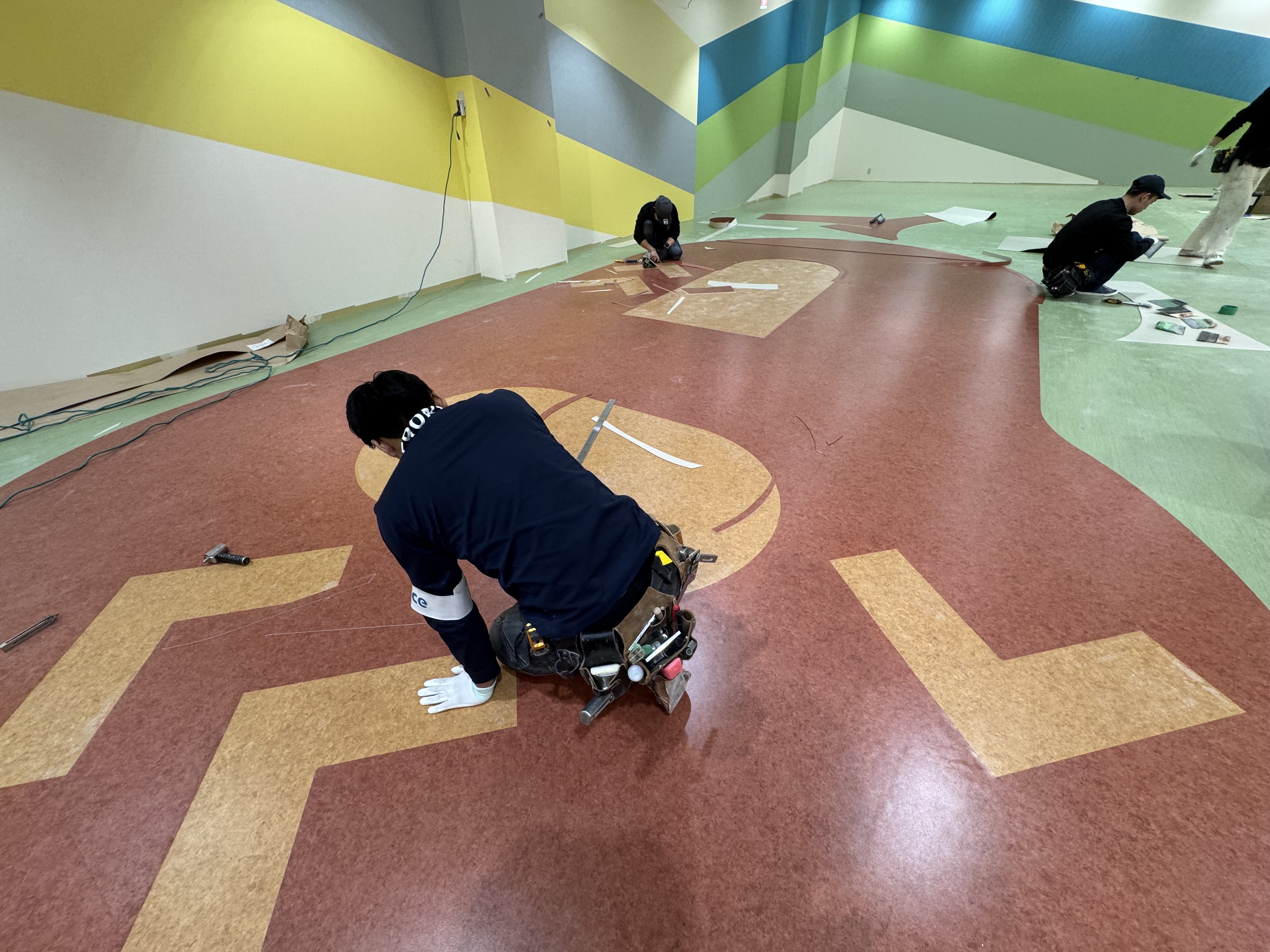 午後の作業開始
